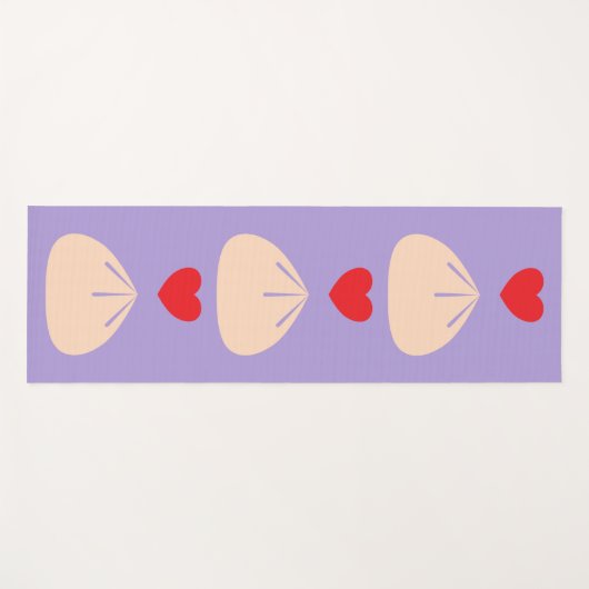Dumpling Love Ube Yoga Mat (Voorkant (horizontaal))