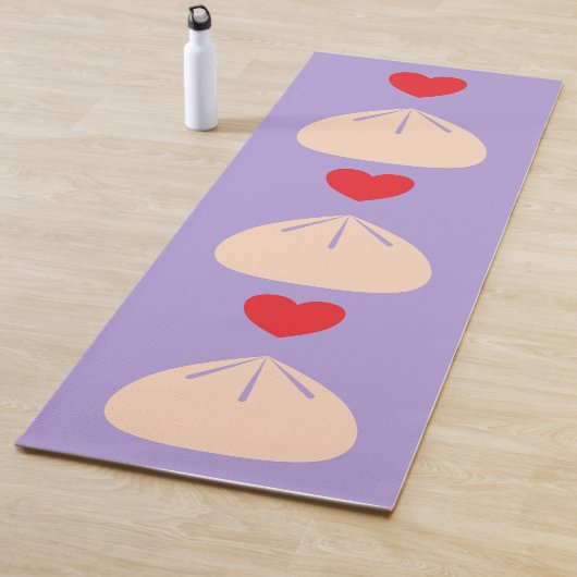 Dumpling Love Ube Yoga Mat (In situ)