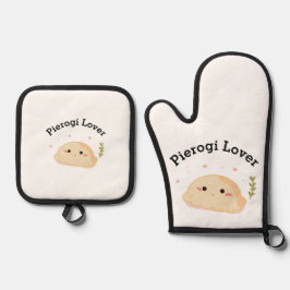 Dumpling Lover Pierogi Lover Ovenwant & Pannenlap Set