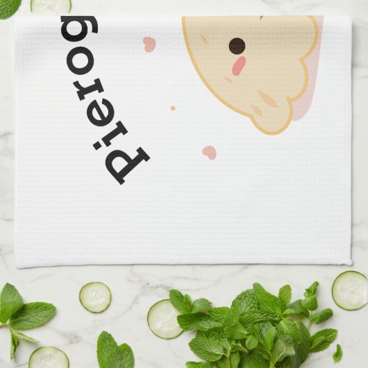 Dumpling Lover Pierogi Lover Theedoek (Gevouwen)