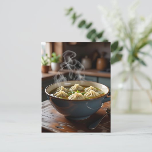 Dumpling Recipe Kaart (Staand voorkant)