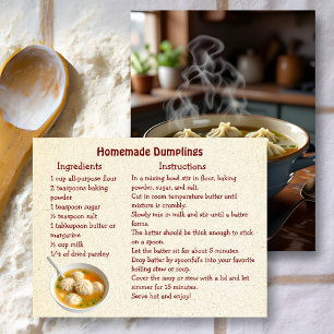 Dumpling Recipe Kaart