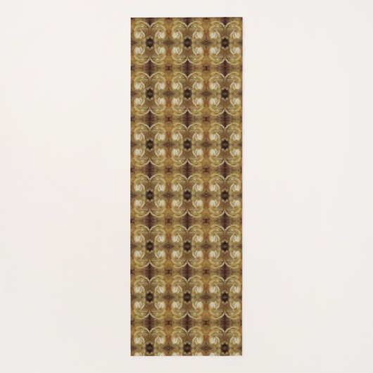 Dumpling Roos Ikat Fog Yogamat (Achterkant)