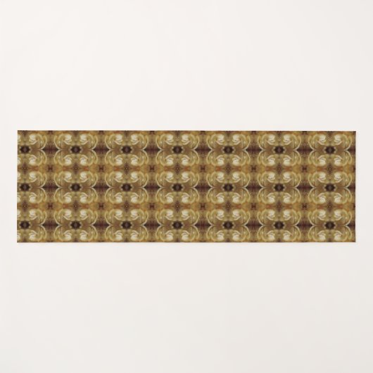 Dumpling Roos Ikat Fog Yogamat (Voorkant (horizontaal))