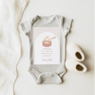 Dumpling Verjaardag Dank u kaart