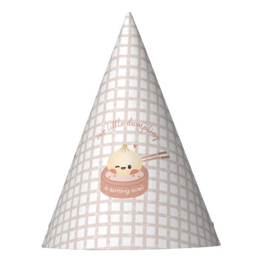 Dumpling Verjaardag Pet, Dim Sum Verjaardag Feesthoedjes (Voorkant)