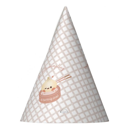 Dumpling Verjaardag Pet, Dim Sum Verjaardag Feesthoedjes (Links)