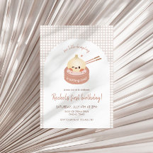 Dumpling verjaardagsuitnodiging, Dim Sum verjaarda