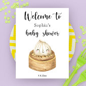 Dumpling - Welkom baby shower Poster