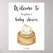 Dumpling - Welkom baby shower Poster (Voorkant)
