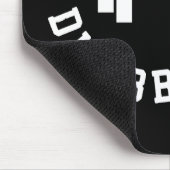 Dumplings en Dumbbells - Bulking - Funny Novelty Muismat (Hoek)