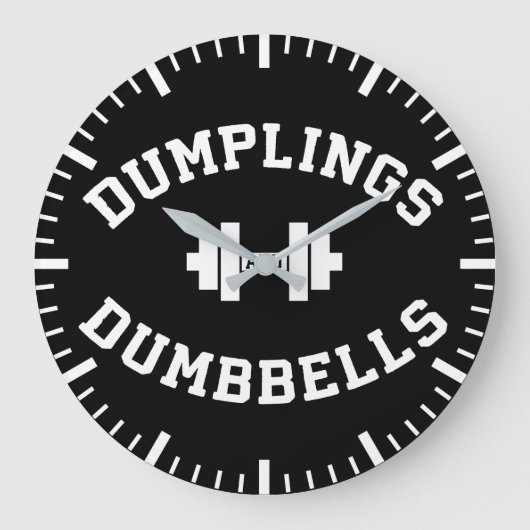 Dumplings en Dumplings - Grappige Bulking Nieuwigh Grote Klok (Voorkant)