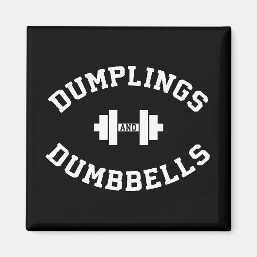 Dumplings en Dumplings - Grappige Bulking Nieuwigh Magneet (Voorkant)