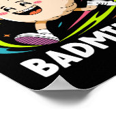 Dumplings Play Badminton Chopstick Wrap Cuisine SP Poster (Hoek)