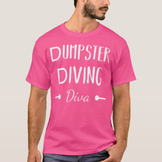Dumpster Diva Afvalvermindering Recyclen T-shirt
