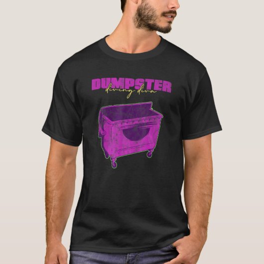 Dumpster Diva Garage Shopper Thrifty Diva 1 T-shirt (Voorkant)