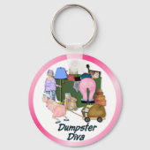 Dumpster Divas Sleutelhanger (Voorkant)