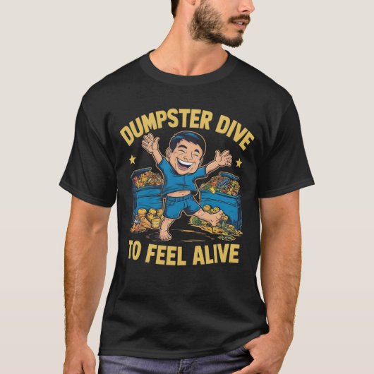 Dumpster Dive Delight T-shirt (Voorkant)