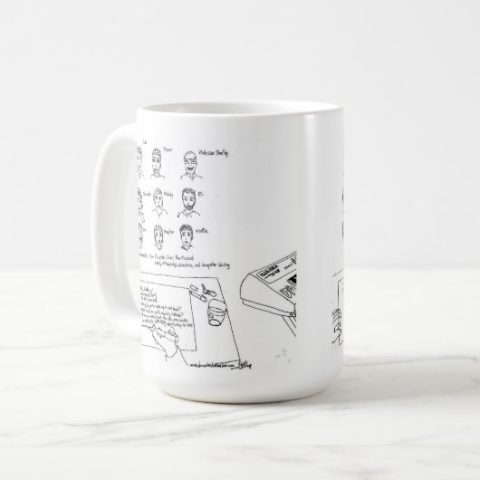 Dumpster Diver the musical™ mok (Voorkant links)