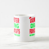 Dumpster Diving Christmas Santa Hat Koffiemok (Center)