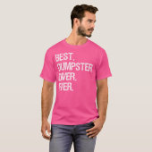 Dumpster Diving Grappig Beste Dumpster Diver T-shirt (Voorkant volledig)