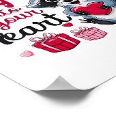 Dumpster Diving In Je Hart Grappige Wasbeer Valent Poster (Hoek)