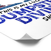 Dumpster Diving, Thrift Shop Grappige Thrifting Qu Poster (Hoek)