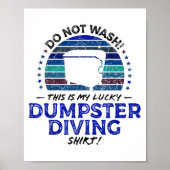 Dumpster Diving, Thrift Shop Grappige Thrifting Qu Poster (Voorkant)