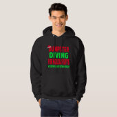 Dumpster Duiken Kerstmis Santa Hat Hoodie (Voorkant volledig)