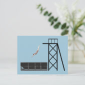 dumpster-duikgiften briefkaart (Staand voorkant)