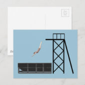dumpster-duikgiften briefkaart (Voorkant / Achterkant)