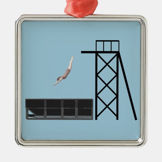  dumpster-duikgiften metalen ornament (Voorkant)