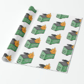 Dumpster Fire 2020 Cadeaupapier (Uitgerold)