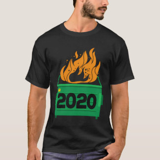 Dumpster Fire 2020 Sucks Grappig Vuilnis Vuur T-shirt