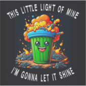 Dumpster Fire, dit kleine lichtje van mij, Sticker (Voorkant)