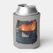 Dumpster Fire - grappige warboel Blikjeskoeler (Blikje Voorkant)