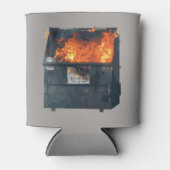 Dumpster Fire - grappige warboel Blikjeskoeler (Voorkant)