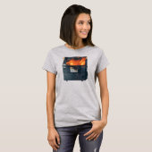 Dumpster Fire - grappige warboel T-shirt (Voorkant volledig)