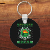 Dumpster Fire Resnse Team Funny Office Holiday Xel Sleutelhanger (Voorkant)