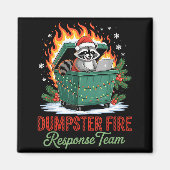 Dumpster Fire Resnse Team Leader Christmas  Magneet (Voorkant)