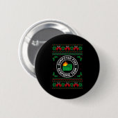 Dumpster Fire Resnse Team Ugly Christmas Sweater X Ronde Button 5,7 Cm (Voorkant /achterkant)