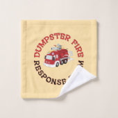 Dumpster Fire Response Team Bad Handdoek (Wasdoekje)