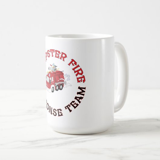 Dumpster Fire Response Team Koffiemok (Voorkant rechts)