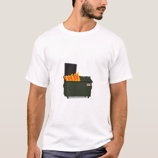 Dumpster Fire T-shirt (Voorkant)