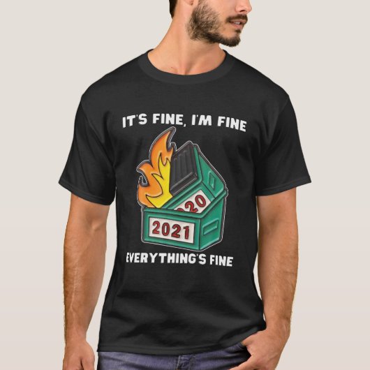 Dumpster Fire T-shirt (Voorkant)