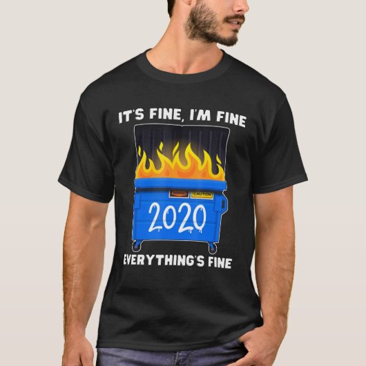 Dumpster Fire T-shirt (Voorkant)