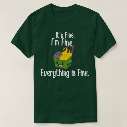 Dumpster Fire T-shirt (Design voorkant)