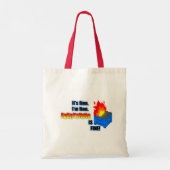 dumpster fire Tas (Achterkant)