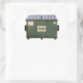 Dumpster Ovale Sticker (Tas)