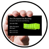Dumpster Rental & Trash Hauling Visitekaartje